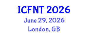 International Conference on Food and Nutrition Technology (ICFNT) June 29, 2026 - London, United Kingdom