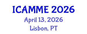 International Conference on Applied Mechanics and Materials Engineering (ICAMME) April 13, 2026 - Lisbon, Portugal