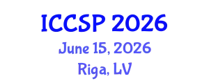International Conference on Computational and Statistical Physics (ICCSP) June 15, 2026 - Riga, Latvia
