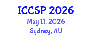 International Conference on Computational and Statistical Physics (ICCSP) May 11, 2026 - Sydney, Australia