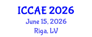 International Conference on Civil Society and Architectural Engineering (ICCAE) June 15, 2026 - Riga, Latvia