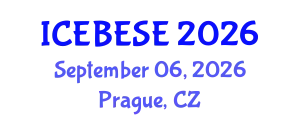 International Conference on Environmental, Biological, Ecological Sciences and Engineering (ICEBESE) September 06, 2026 - Prague, Czechia