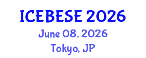 International Conference on Environmental, Biological, Ecological Sciences and Engineering (ICEBESE) June 08, 2026 - Tokyo, Japan