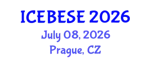 International Conference on Environmental, Biological, Ecological Sciences and Engineering (ICEBESE) July 08, 2026 - Prague, Czechia