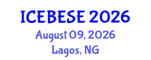 International Conference on Environmental, Biological, Ecological Sciences and Engineering (ICEBESE) August 09, 2026 - Lagos, Nigeria