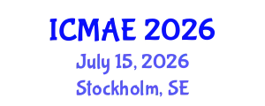 International Conference on Mechanical and Aerospace Engineering (ICMAE) July 15, 2026 - Stockholm, Sweden