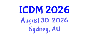 International Conference on Diabetes and Metabolism (ICDM) August 30, 2026 - Sydney, Australia