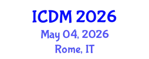 International Conference on Diabetes and Metabolism (ICDM) May 04, 2026 - Rome, Italy