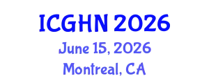 International Conference on Gastroenterology, Hepatology and Nutrition (ICGHN) June 15, 2026 - Montreal, Canada