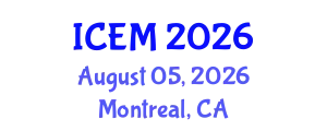 International Conference on Emergency Medicine (ICEM) August 05, 2026 - Montreal, Canada