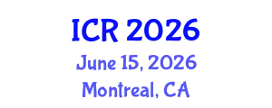 International Conference on Radiology (ICR) June 15, 2026 - Montreal, Canada