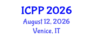 International Conference on Pharmacy and Pharmacology (ICPP) August 12, 2026 - Venice, Italy