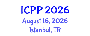 International Conference on Pharmacy and Pharmacology (ICPP) August 16, 2026 - Istanbul, Turkey