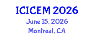 International Conference on Intensive Care and Emergency Medicine (ICICEM) June 15, 2026 - Montreal, Canada