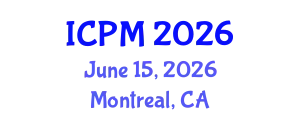 International Conference on Pathology and Microbiology (ICPM) June 15, 2026 - Montreal, Canada