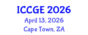 International Conference on Chromosomal Genetics and Evolution (ICCGE) April 13, 2026 - Cape Town, South Africa