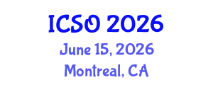 International Conference on Surgical Oncology (ICSO) June 15, 2026 - Montreal, Canada