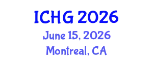 International Conference on Human Genetics (ICHG) June 15, 2026 - Montreal, Canada