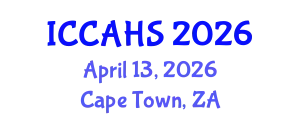 International Conference on Communication, Arts and Human Sciences (ICCAHS) April 13, 2026 - Cape Town, South Africa