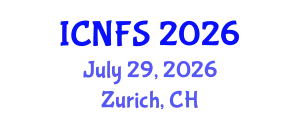 International Conference on Nutrition and Food Sciences (ICNFS) July 29, 2026 - Zurich, Switzerland