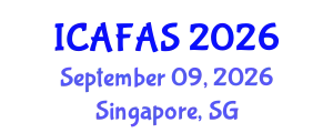 International Conference on Agricultural, Food and Animal Sciences (ICAFAS) September 09, 2026 - Singapore, Singapore