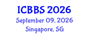International Conference on Biotechnology and Biological Sciences (ICBBS) September 09, 2026 - Singapore, Singapore