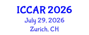 International Conference on Control, Automation and Robotics (ICCAR) July 29, 2026 - Zurich, Switzerland