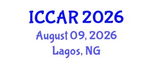 International Conference on Control, Automation and Robotics (ICCAR) August 09, 2026 - Lagos, Nigeria
