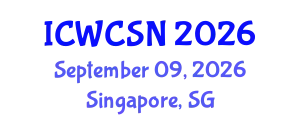 International Conference on Wireless Communication and Sensor Networks (ICWCSN) September 09, 2026 - Singapore, Singapore