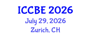 International Conference on Chemical and Biological Engineering (ICCBE) July 29, 2026 - Zurich, Switzerland
