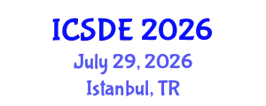 International Conference on Software and Data Engineering (ICSDE) July 29, 2026 - Istanbul, Turkey