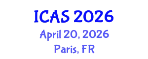 International Conference on Archaeological Sciences (ICAS) April 20, 2026 - Paris, France