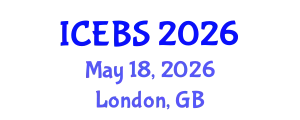 International Conference on Education and Behavioral Sciences (ICEBS) May 18, 2026 - London, United Kingdom
