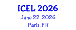 International Conference on e-Learning (ICEL) June 22, 2026 - Paris, France