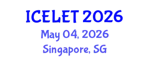 International Conference on e-Learning and e-Teaching (ICELET) May 04, 2026 - Singapore, Singapore