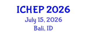 International Conference on High Energy Physics (ICHEP) July 15, 2026 - Bali, Indonesia