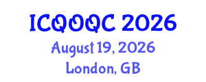 International Conference on Quantum Optics and Quantum Computing (ICQOQC) August 19, 2026 - London, United Kingdom