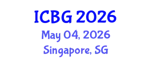 International Conference on e-Business and e-Government (ICBG) May 04, 2026 - Singapore, Singapore