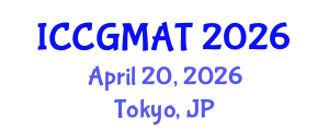International Conference on Computer Games, Multimedia and Allied Technology (ICCGMAT) April 20, 2026 - Tokyo, Japan
