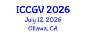 International Conference on Computer Graphics and Vision (ICCGV) July 12, 2026 - Ottawa, Canada