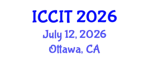 International Conference on Computing and Information Technology (ICCIT) July 12, 2026 - Ottawa, Canada