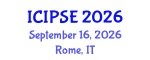 International Conference on Industrial and Production Systems Engineering (ICIPSE) September 16, 2026 - Rome, Italy