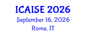 International Conference on Artificial Intelligence and Software Engineering (ICAISE) September 16, 2026 - Rome, Italy