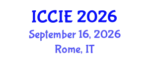 International Conference on Computer and Information Engineering (ICCIE) September 16, 2026 - Rome, Italy