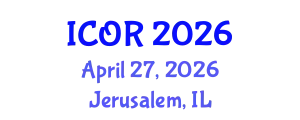 International Conference on Operations Research (ICOR) April 27, 2026 - Jerusalem, Israel