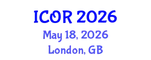 International Conference on Operations Research (ICOR) May 18, 2026 - London, United Kingdom