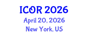 International Conference on Operations Research (ICOR) April 20, 2026 - New York, United States