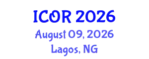 International Conference on Operations Research (ICOR) August 09, 2026 - Lagos, Nigeria