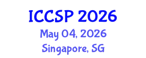 International Conference on Communications and Signal Processing (ICCSP) May 04, 2026 - Singapore, Singapore