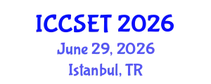 International Conference on Computer Science, Engineering and Technology (ICCSET) June 29, 2026 - Istanbul, Turkey